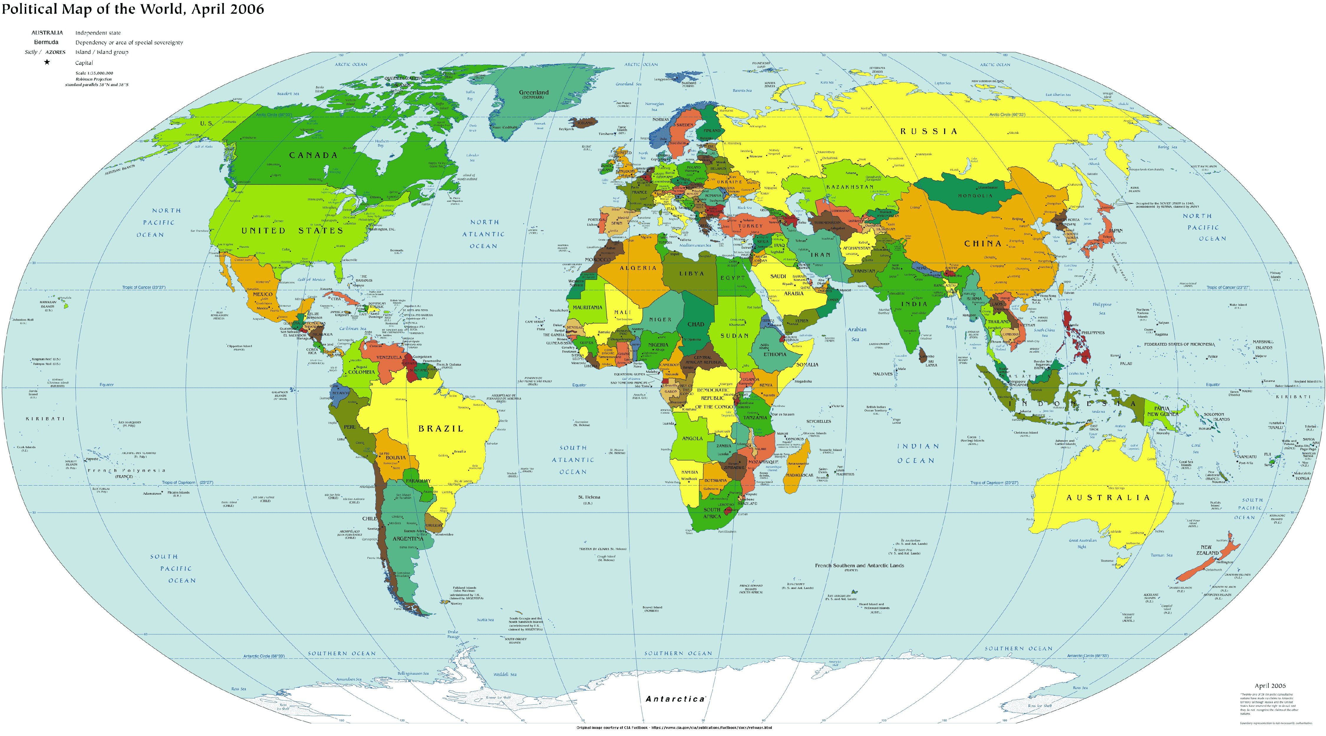 Harta Politica A Lumii Political Map Of The World Emilian