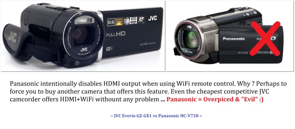 panasonic vs jvc camcorder fhd-uhd